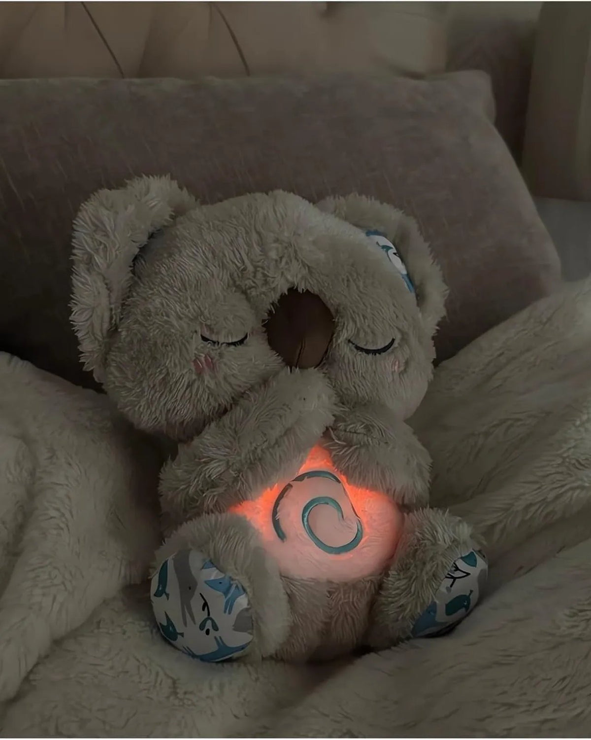Kip the Koala, bed glow