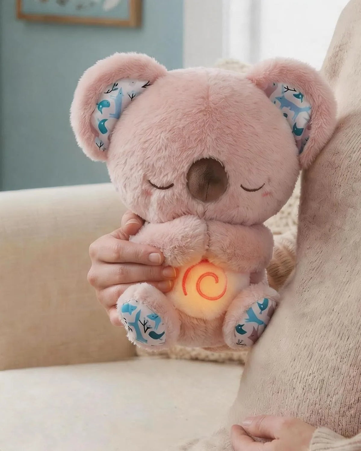 Kip the Koala, blush in hands