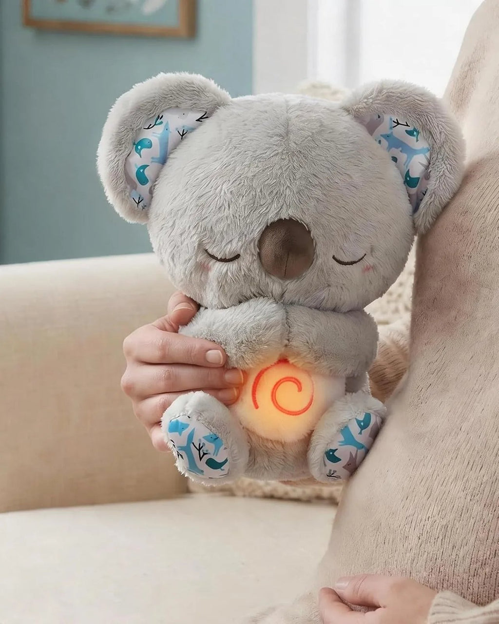 Kip the Koala, in hands